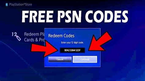Once in the Store scroll down the menu on the left hand side of the screen to the very bottom and select <b>Redeem</b> <b>Code</b> 3. . Free 12 digit redeem code ps4